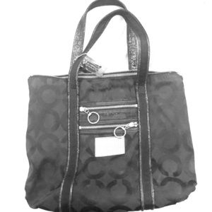 Coach tote bag, poppy collection